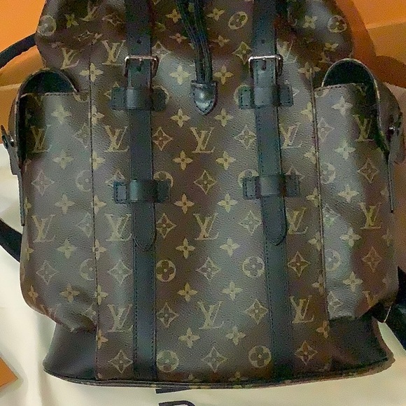 louis vuitton christopher backpack replicas high quality Alps Patch Damier Graphite Bag Blac Louis Vuitton Christopher Backpack Bag